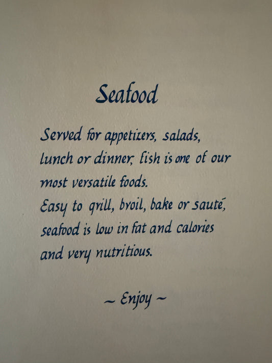 Out of the Blue: Seafood Recipes-Red Barn Collections