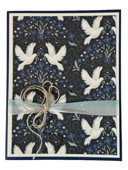 Peace Doves — Handcrafted Card by Anne-Red Barn Collections