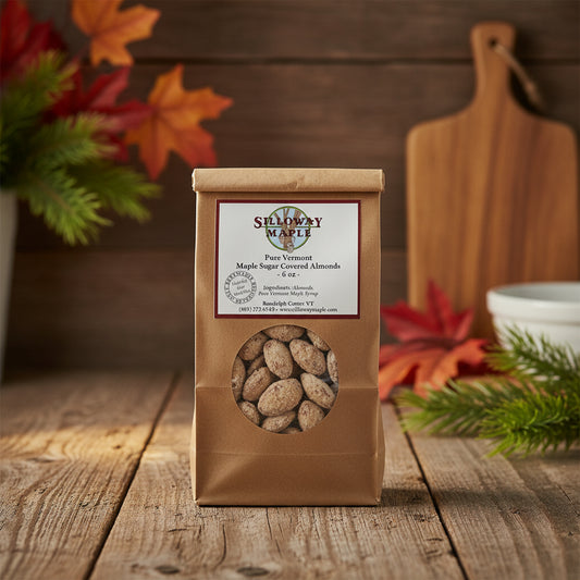 Maple Sugar Almonds | Pure Vermont Two-Ingredient Snack-Red Barn Collections