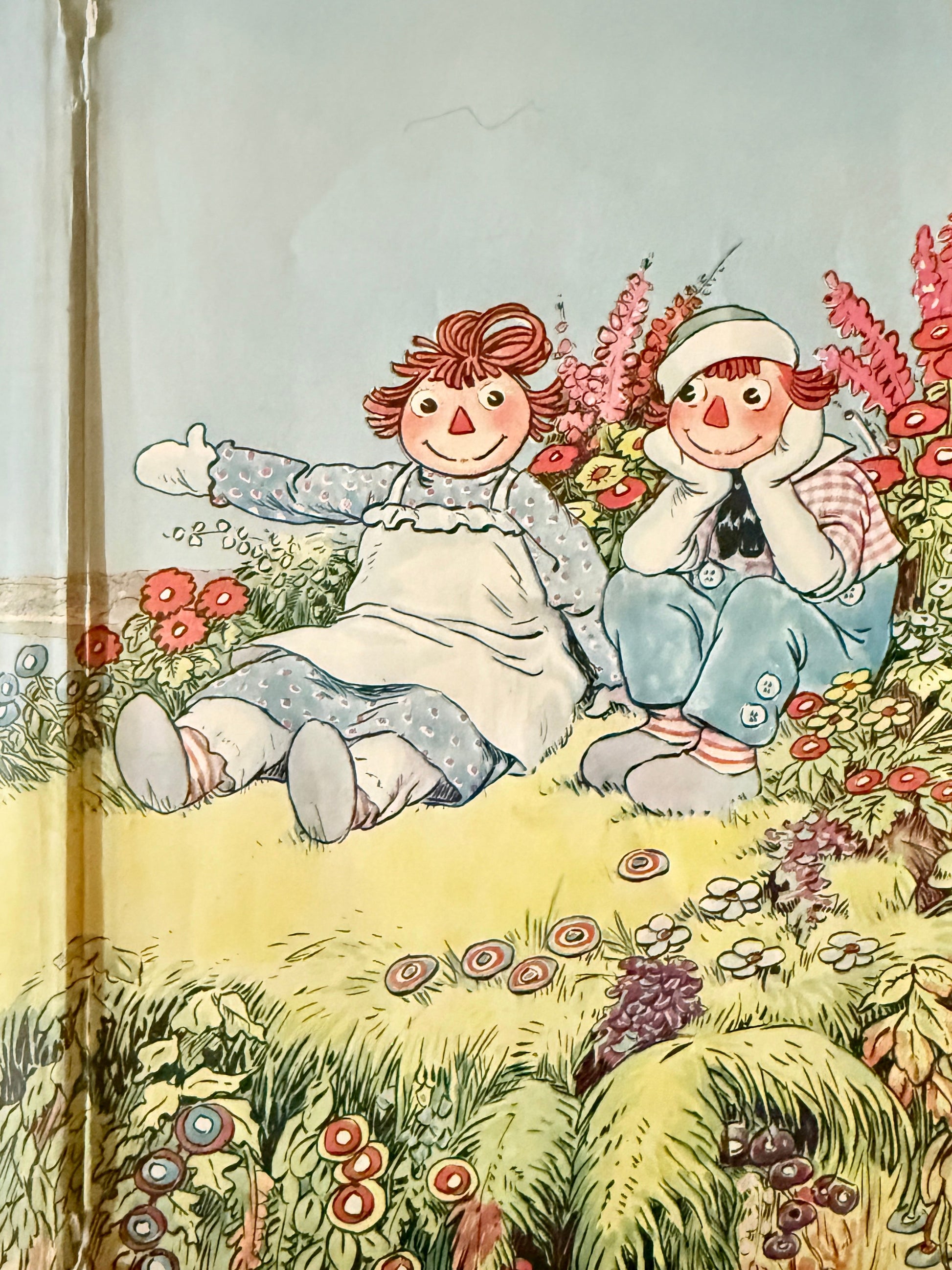 Raggedy Andy Stories — 1920 Upcycled Vintage Journal-Red Barn Collections