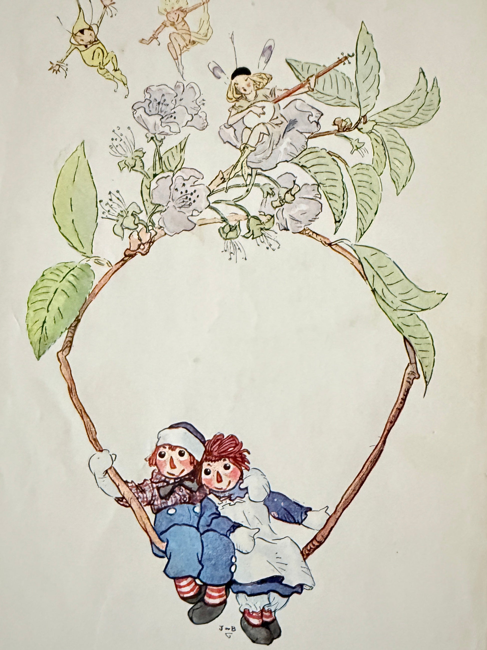 Raggedy Andy Stories — 1920 Upcycled Vintage Journal-Red Barn Collections