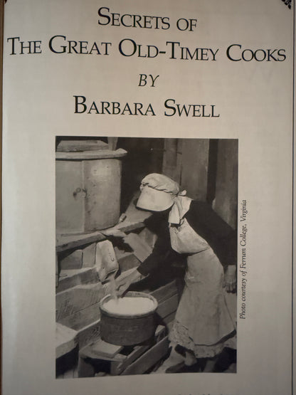 Secrets of the Great Old Timey Cooks – 2001-Red Barn Collections