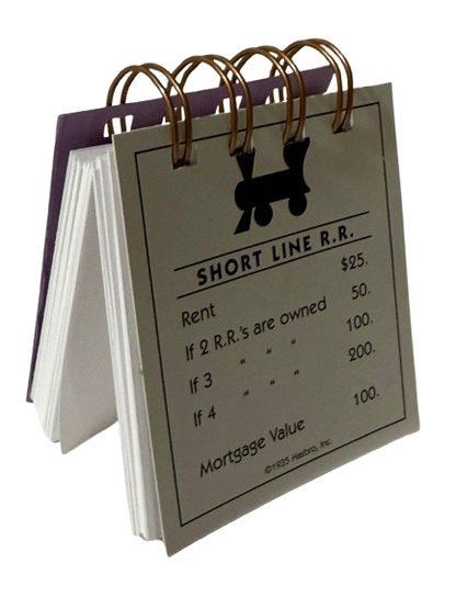 Short Line R. R. Monopoly Mini Journal-Red Barn Collections
