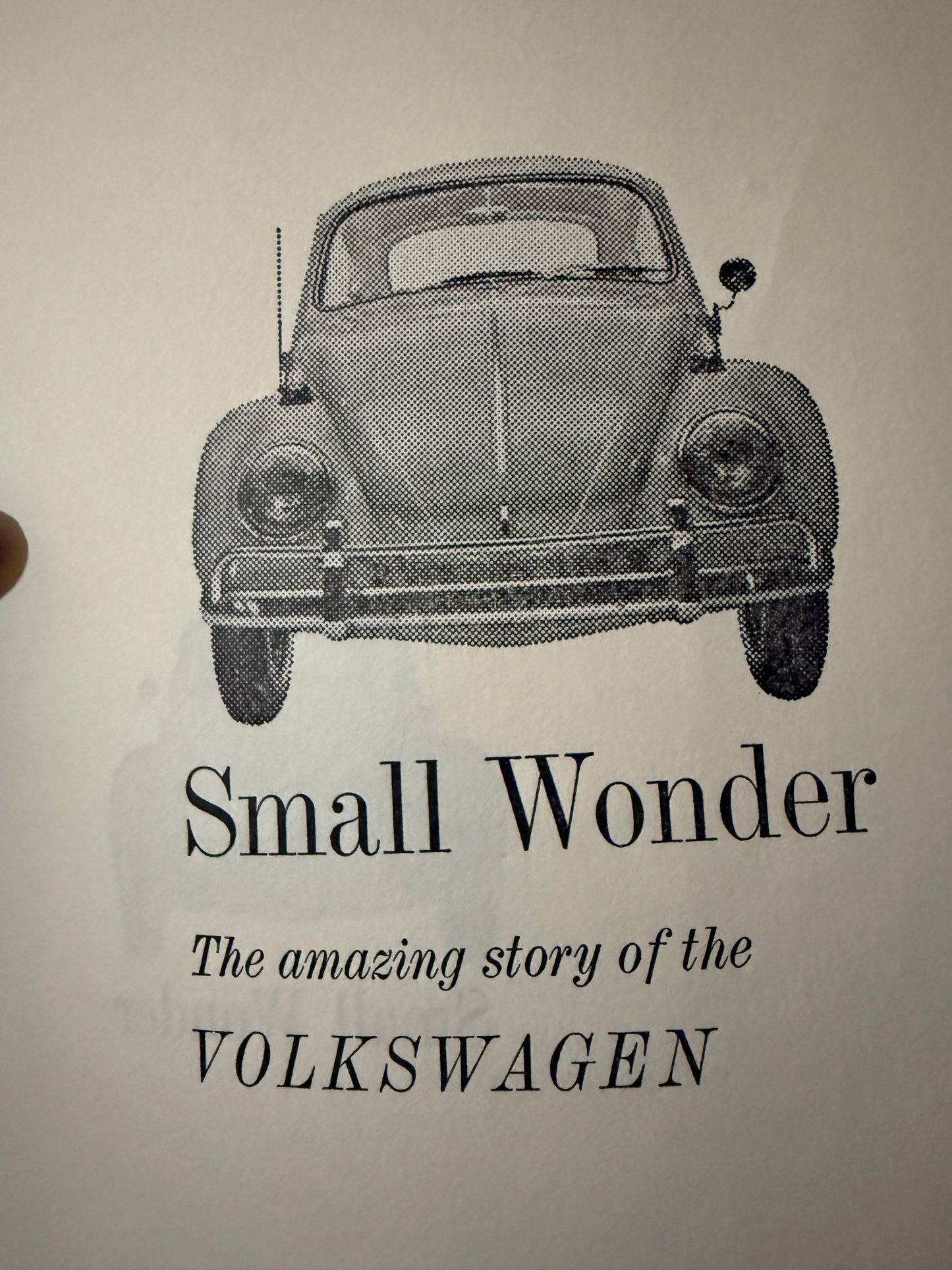 Small Wonder - The Amazing Story of the Volkswagen - 1964-Red Barn Collections