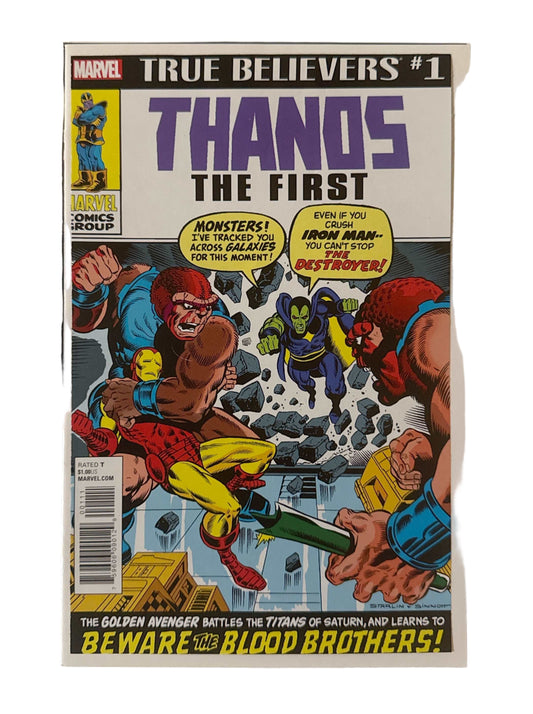 Thanos The First - True Believers-Red Barn Collections