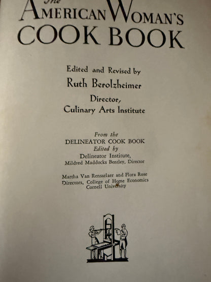 The American Woman’s Cook Book - 1934-Red Barn Collections