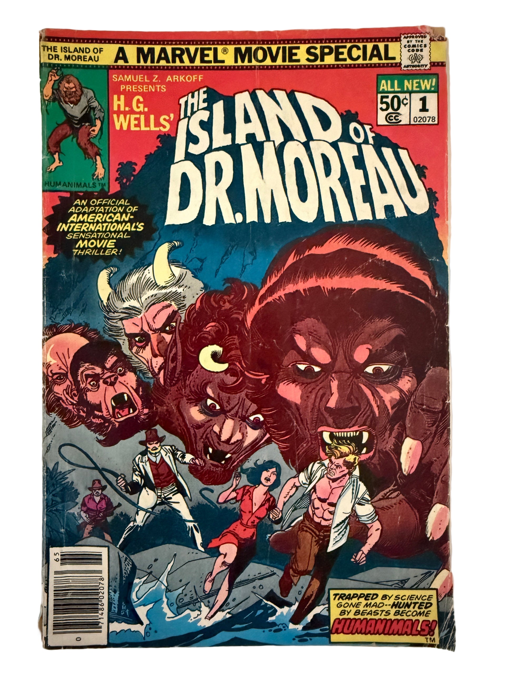 The Island of Dr Moreau 1977-Red Barn Collections