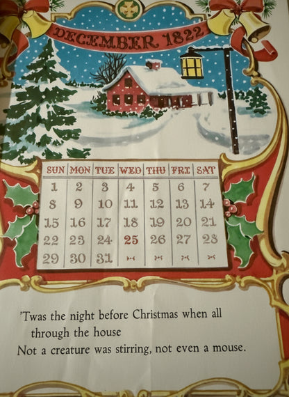 The Night Before Christmas ~ 1955-Red Barn Collections