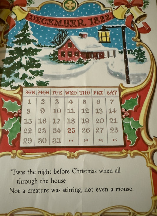 The Night Before Christmas ~ 1955-Red Barn Collections