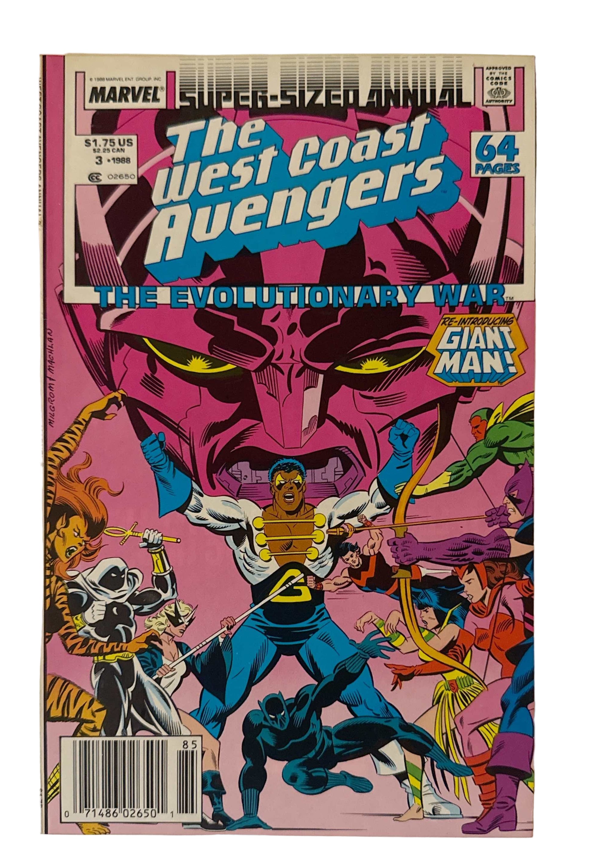 The West Coast Avengers - The Evolutionary War (1988)-Red Barn Collections