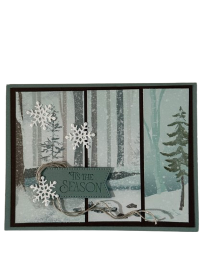 Snowfall Forest — ’Tis the Season Card by Anne-Red Barn Collections