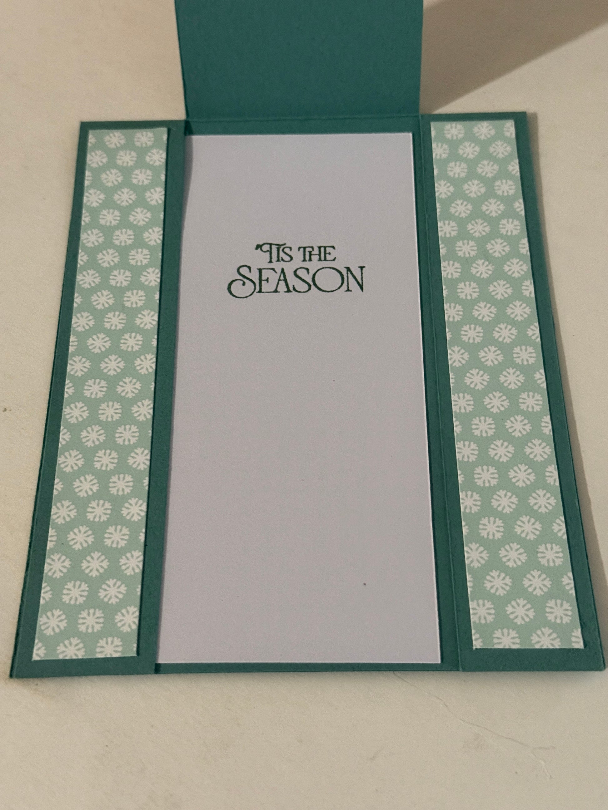’Tis the Season Village Fold-Up Christmas Card - Handmade by Anne-Red Barn Collections