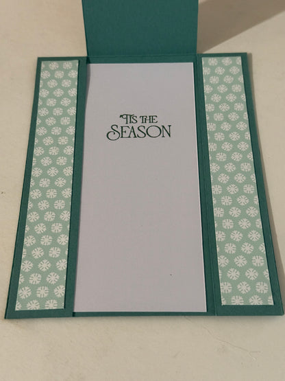 ’Tis the Season Village Fold-Up Christmas Card - Handmade by Anne-Red Barn Collections