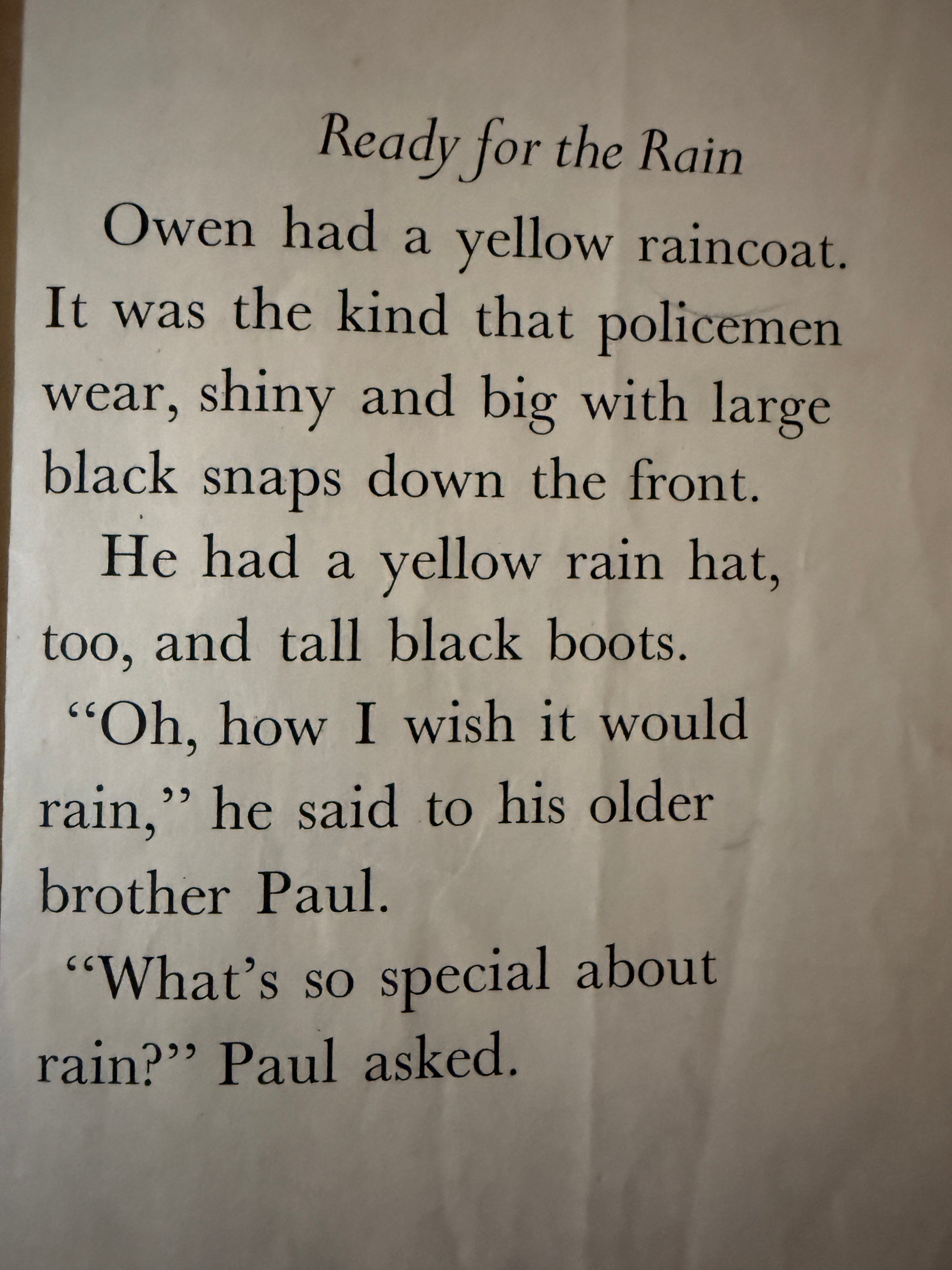 Wait for the Rain - 1952-Red Barn Collections