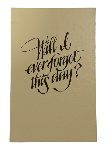 Will I ever forget this day? (Cover Only)-Red Barn Collections