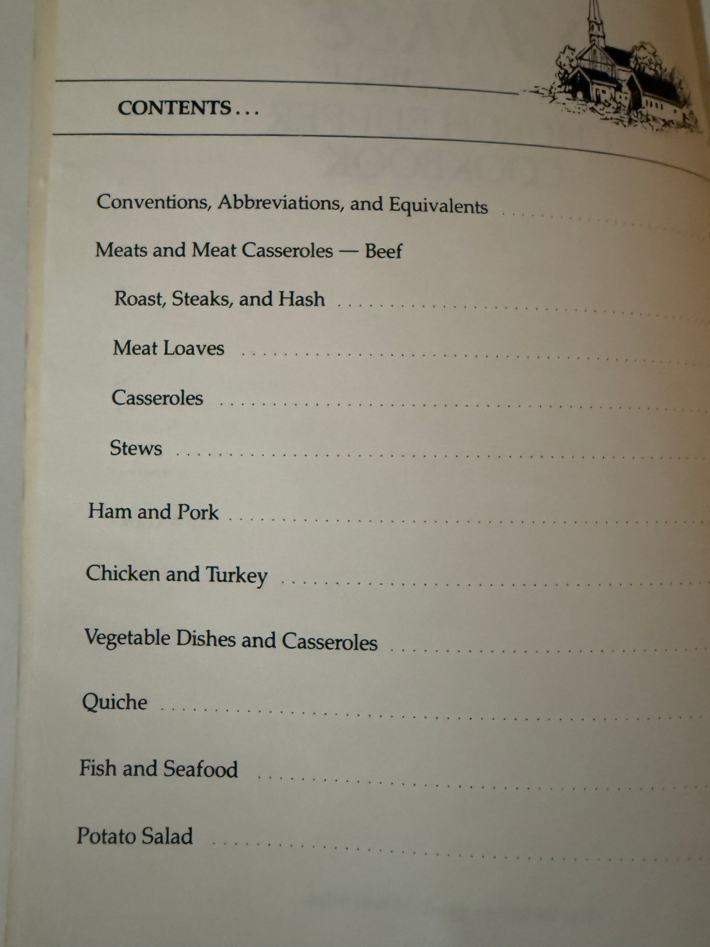 Yankee’s Main Dish Church Supper Cookbook - 1980-Red Barn Collections