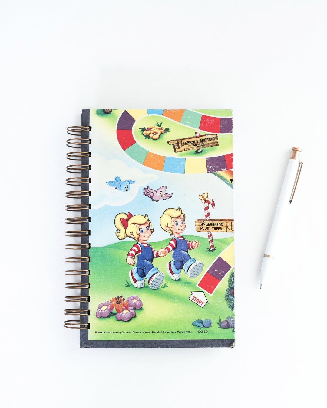 Candyland - Vintage Board Game Journal-Red Barn Collections