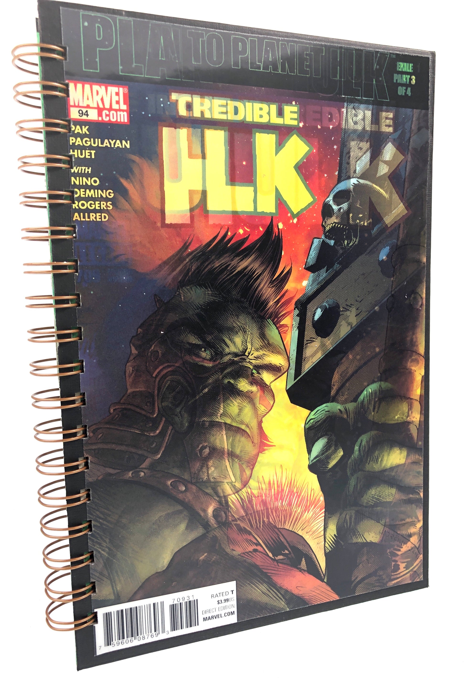 The Incredible Hulk: Return to Planet Hulk Part 1 Comic Journal-Red Barn Collections