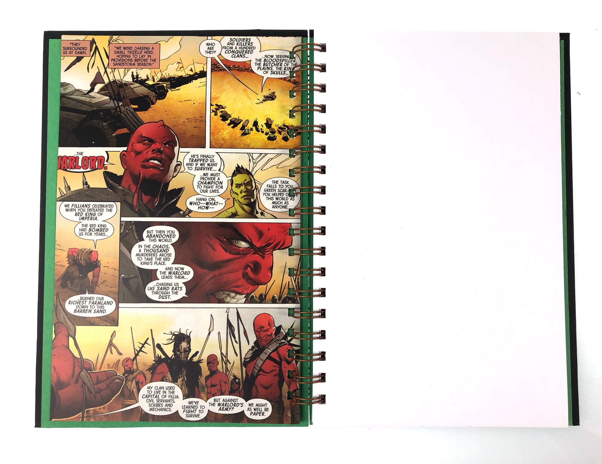 The Incredible Hulk: Return to Planet Hulk Part 1 Comic Journal-Red Barn Collections