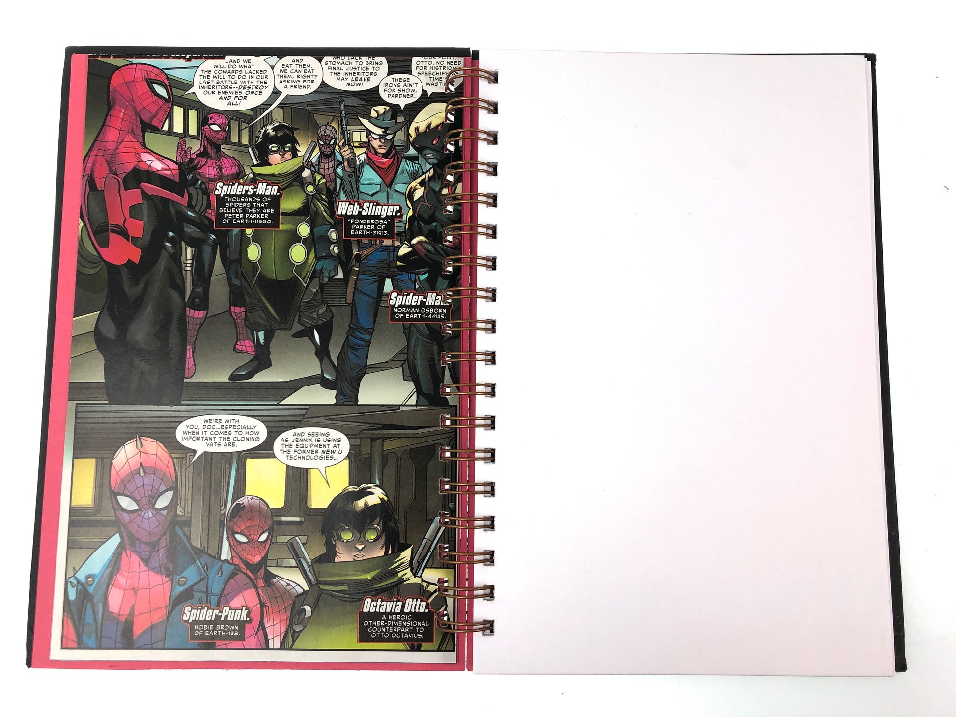 Spider Geddon Comic Journal-Red Barn Collections