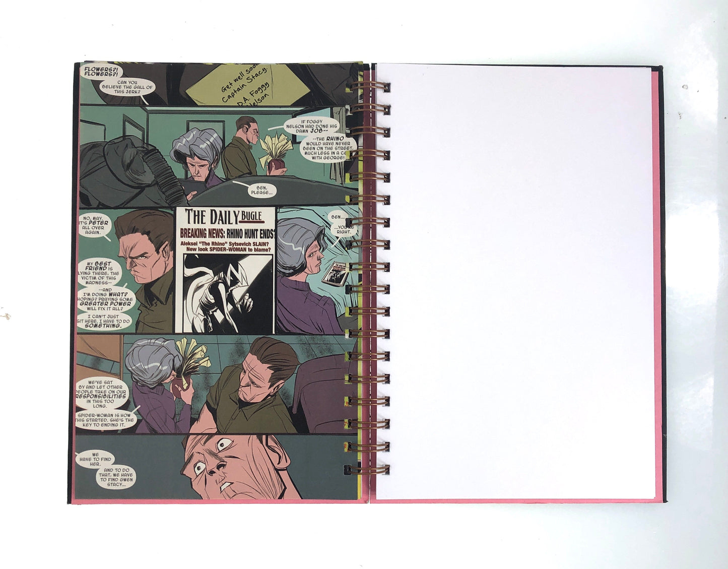 Spider Gwen #25 Comic Journal-Red Barn Collections