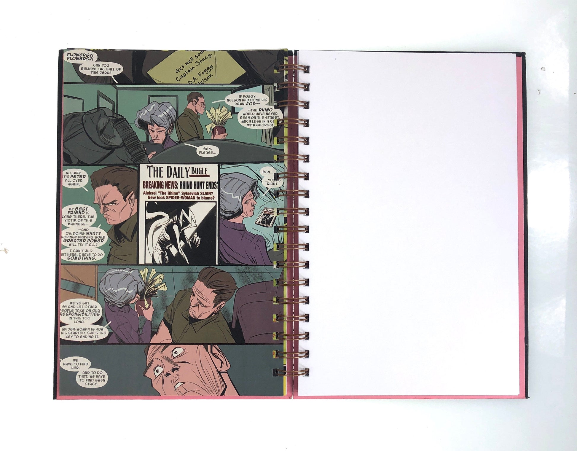 Spider Gwen #25 Comic Journal-Red Barn Collections