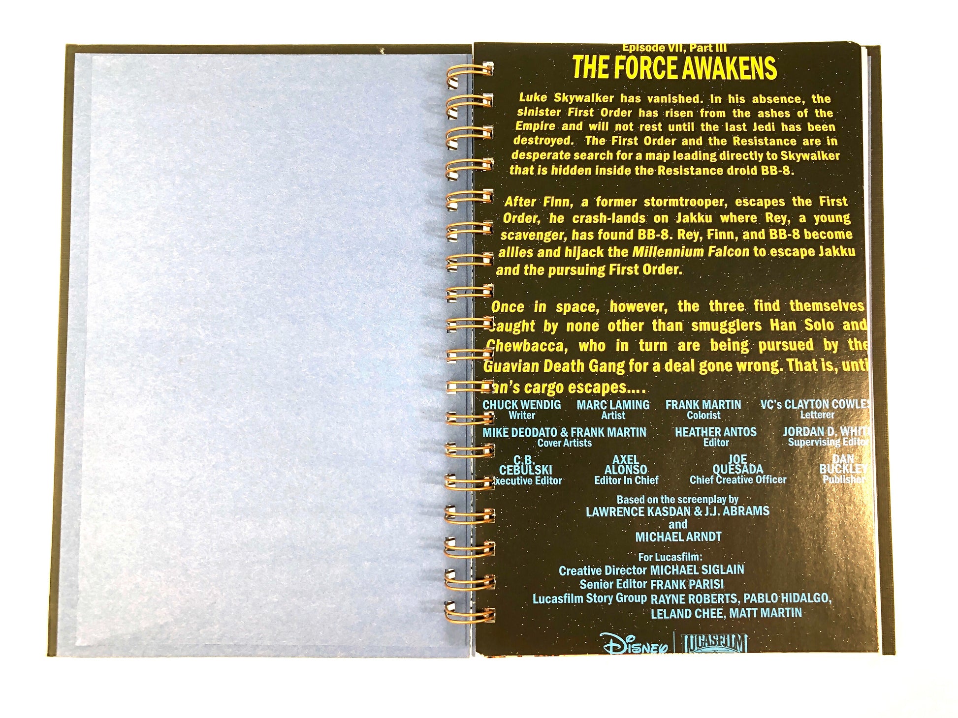 Star Wars: The Force Awakens Comic Journal-Red Barn Collections