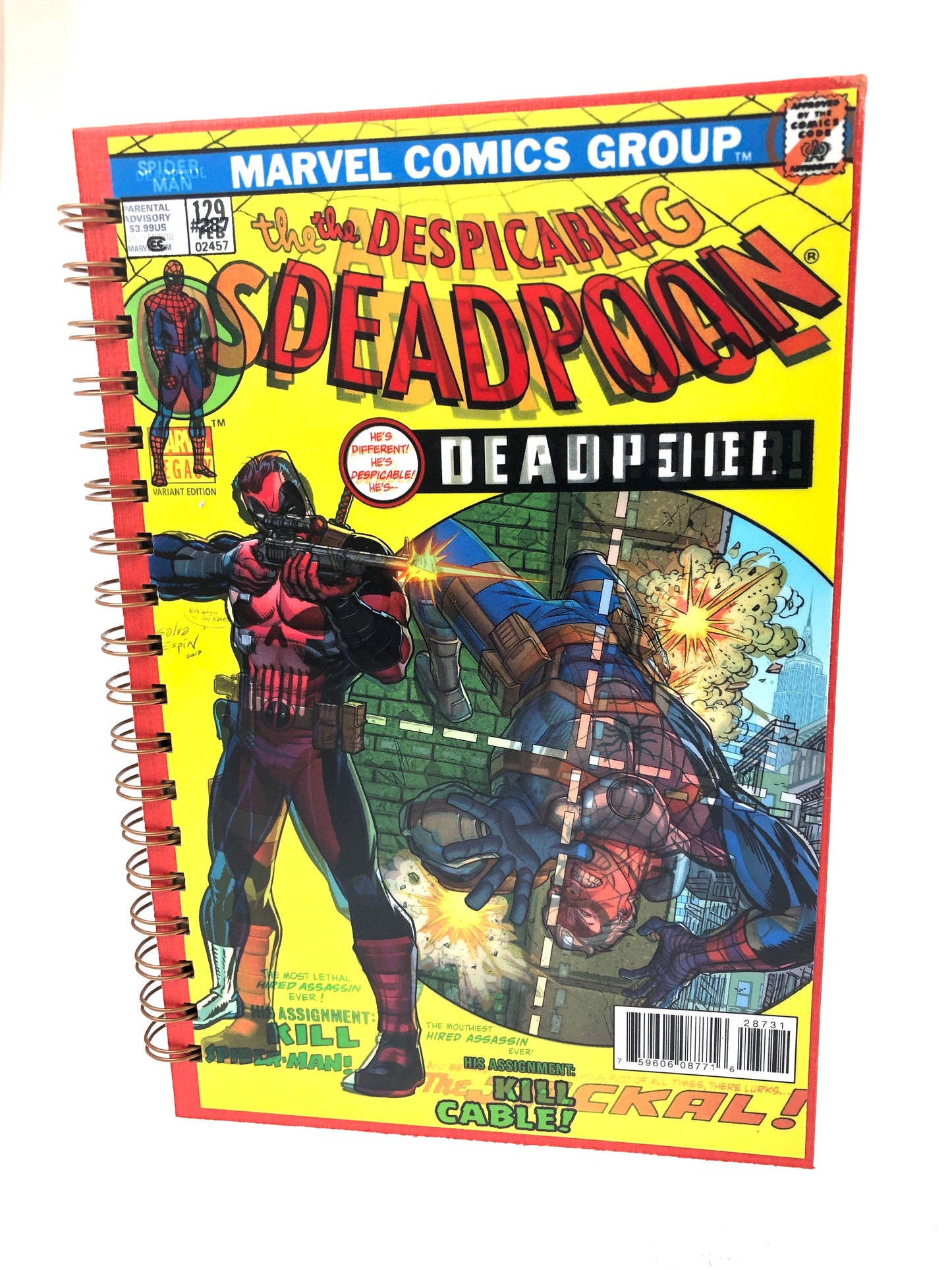 The Despicable Deadpool Comic Journal-Red Barn Collections
