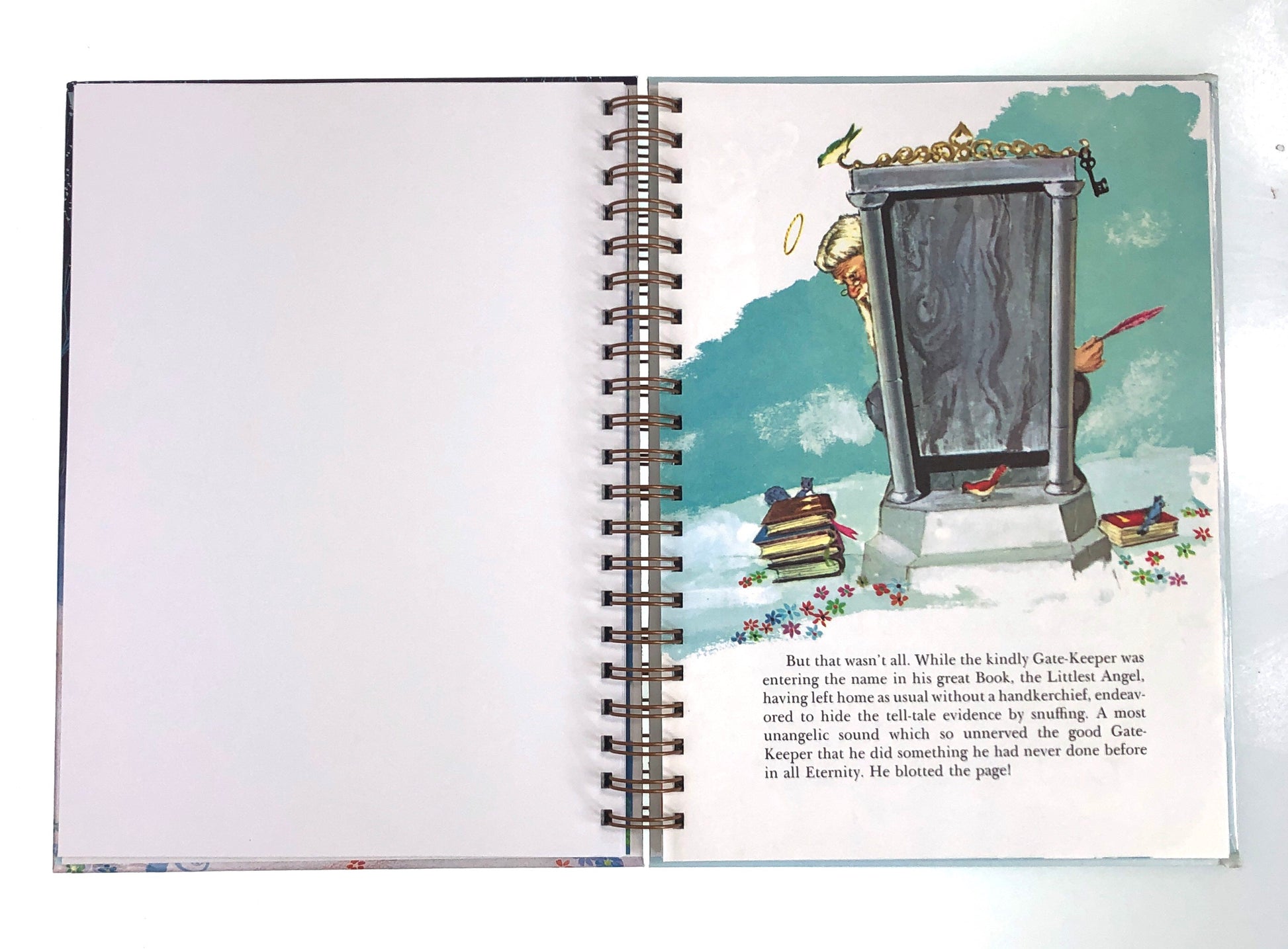 The Littlest Angel – Handcrafted Book Journal (1946 Edition)-Red Barn Collections