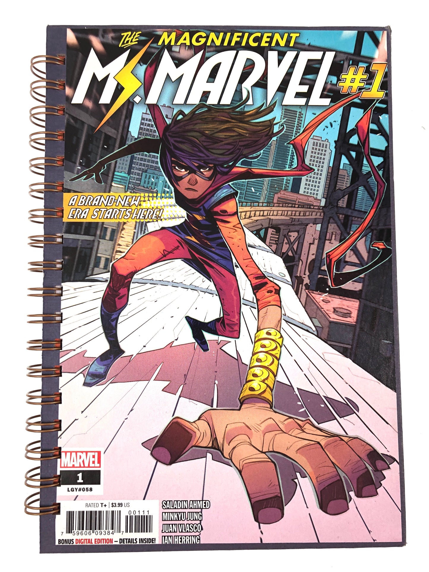 The Magnificent Ms. Marvel #1 Comic Journal-Red Barn Collections