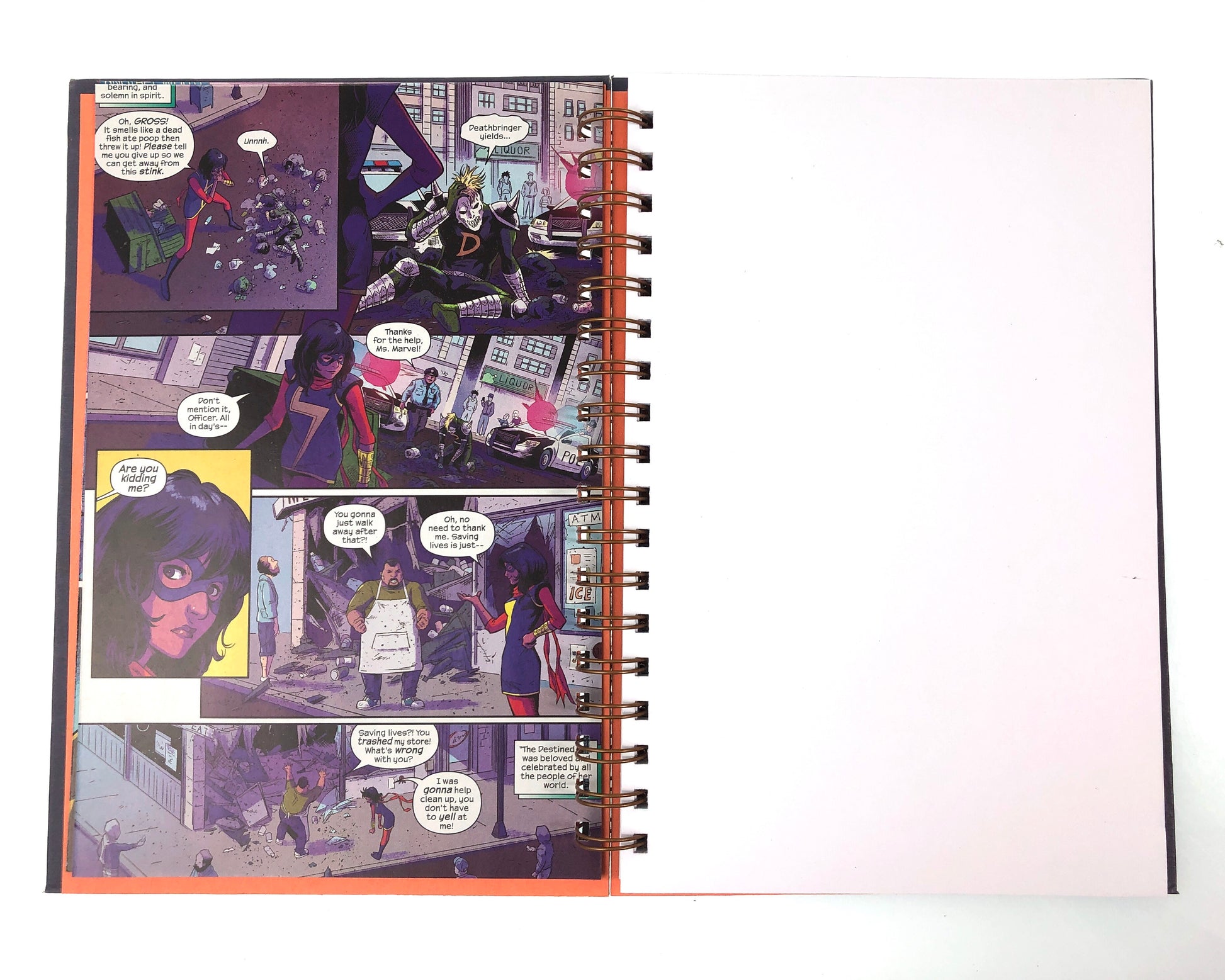 The Magnificent Ms. Marvel #1 Comic Journal-Red Barn Collections