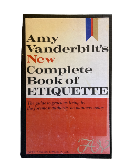 Amy Vanderbilt's Complete Book of Etiquette-Red Barn Collections