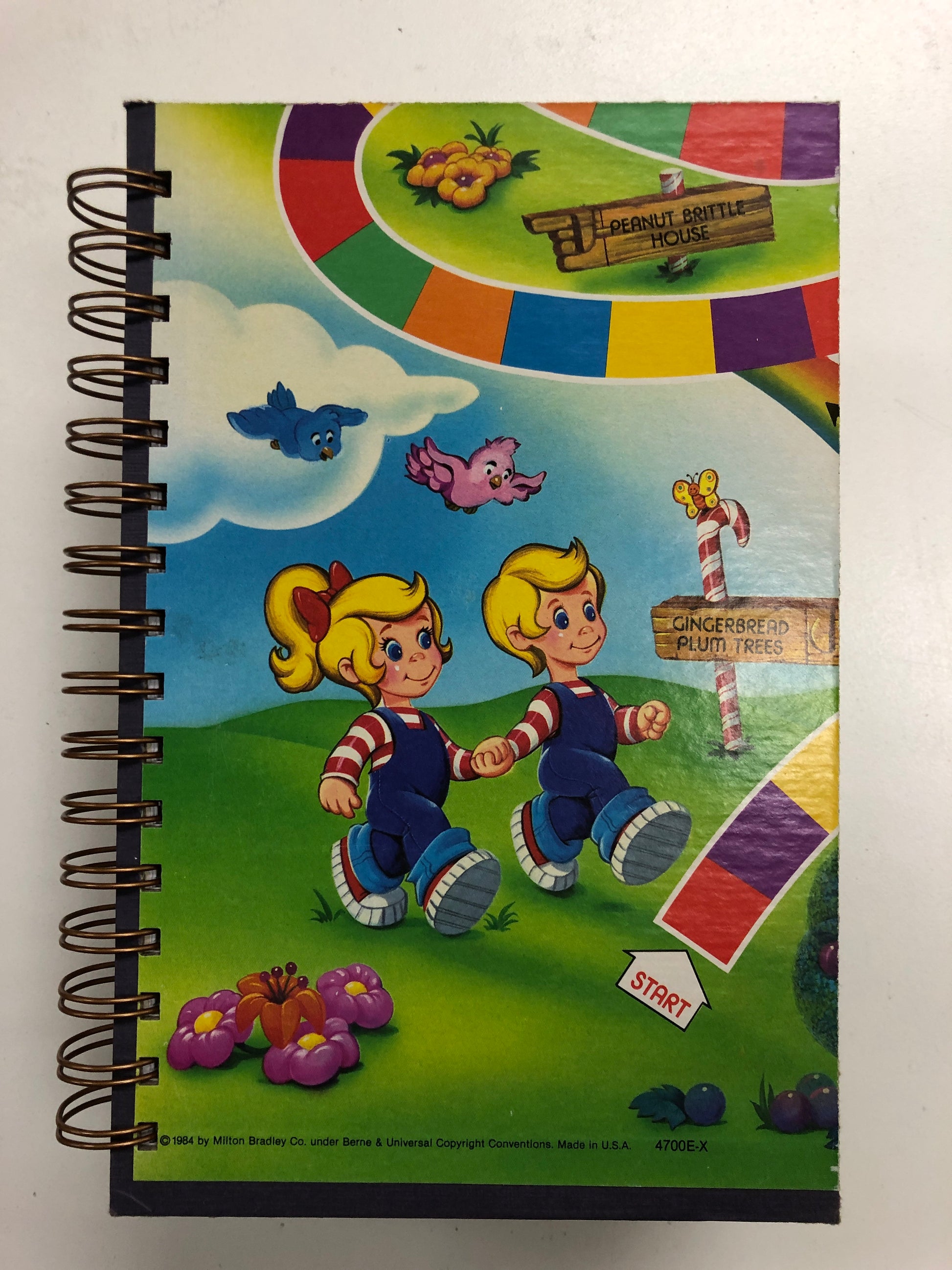 Candyland - Vintage Board Game Journal-Red Barn Collections
