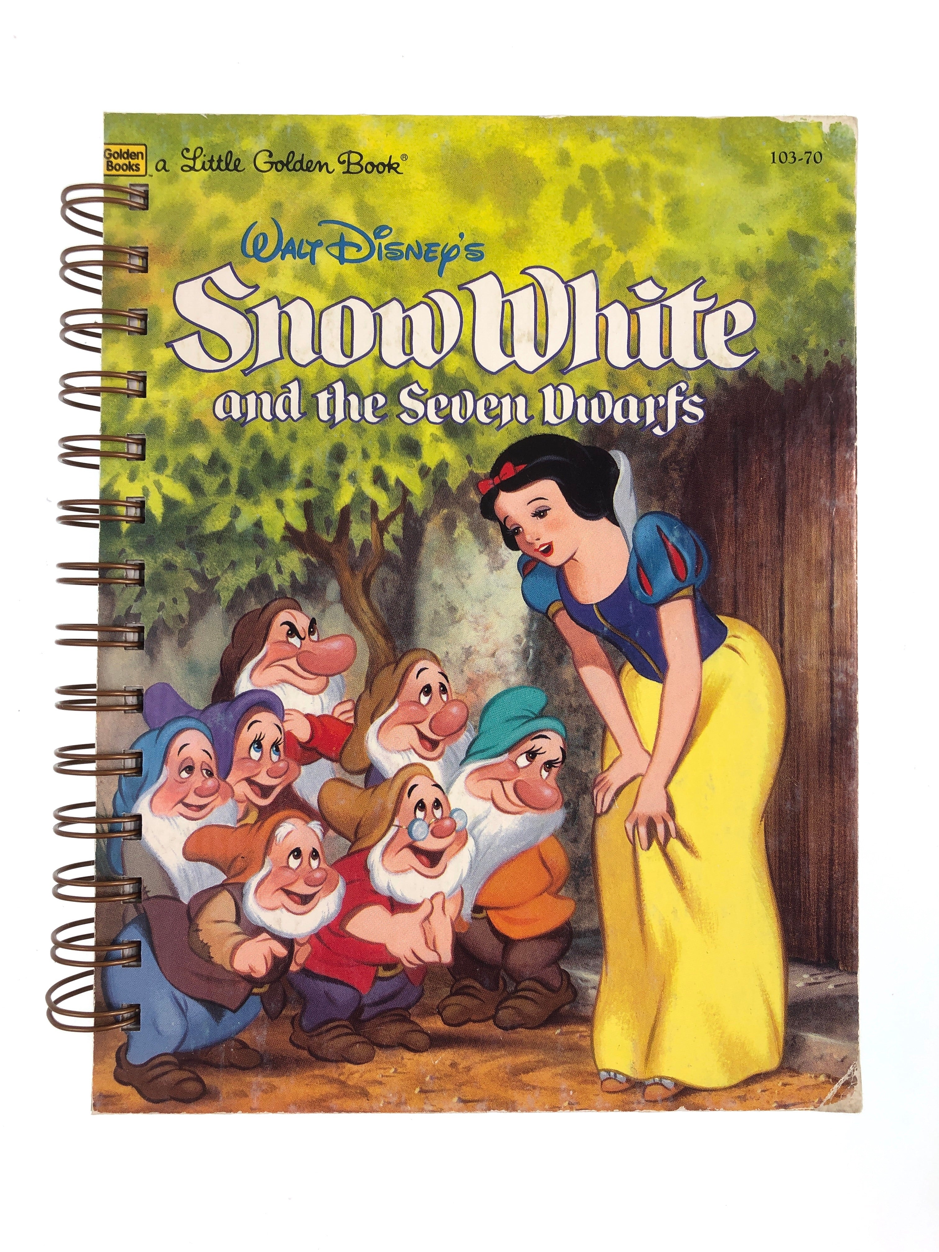 Snow White & the Seven Dwarves - Upcycled Disney Book cheapest Junk Journal