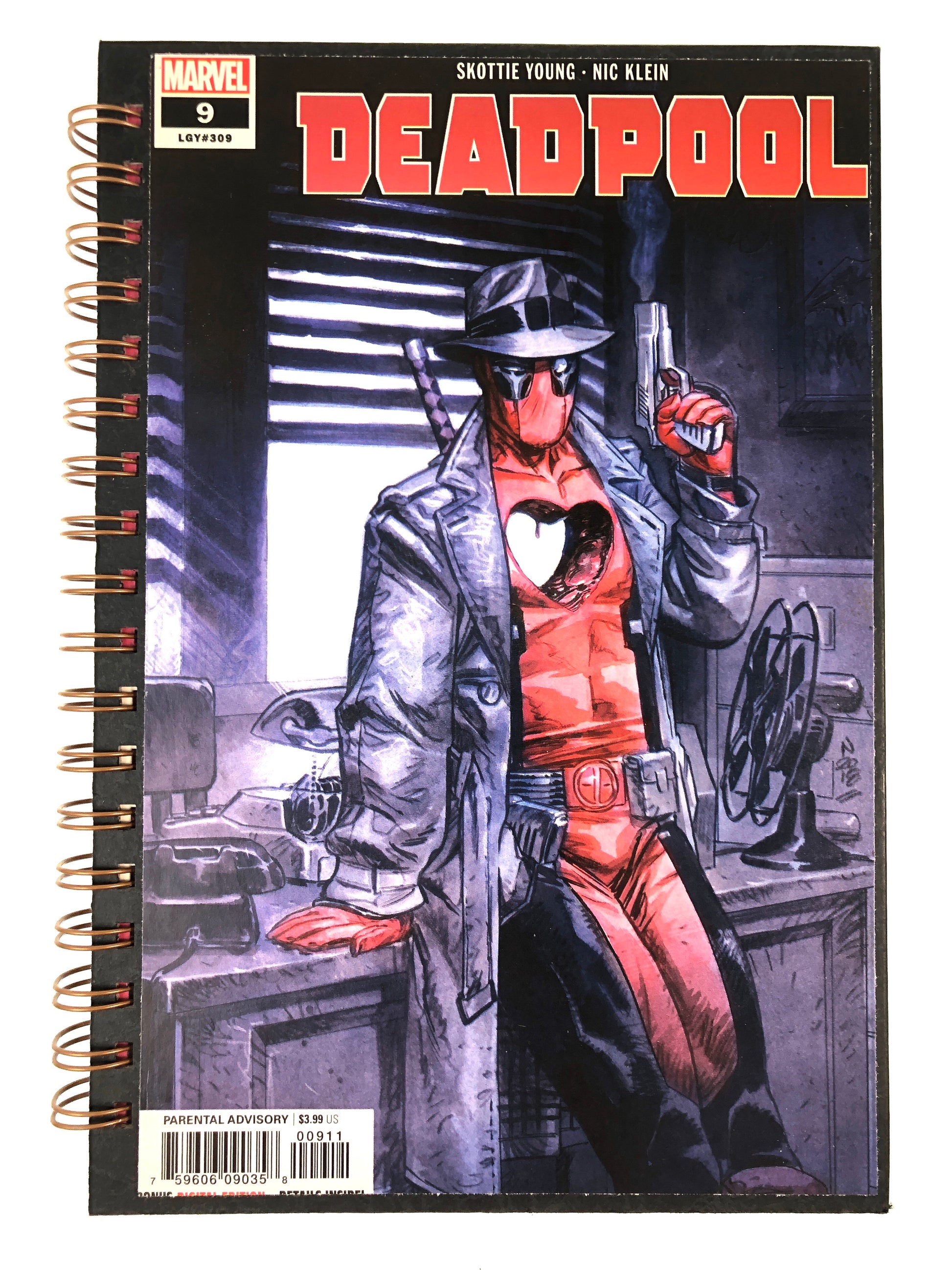 Deadpool #9 Comic Journal-Red Barn Collections