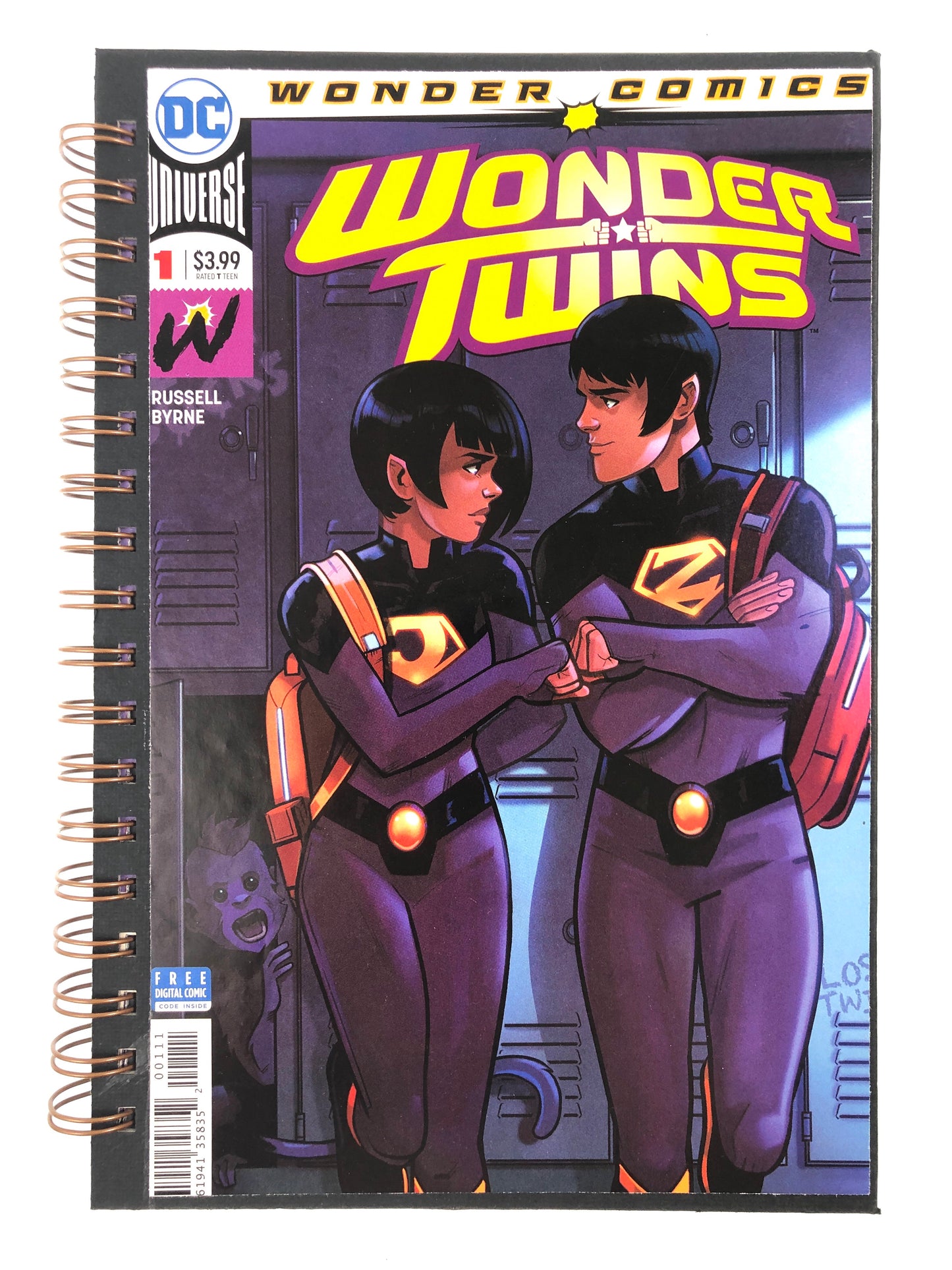 Wonder Twins #1 Comic Journal-Red Barn Collections